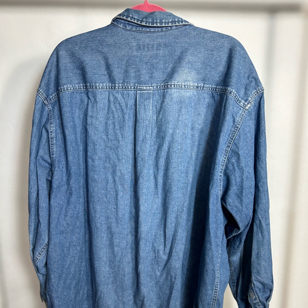 Denim Zip Down Jacket - image 2